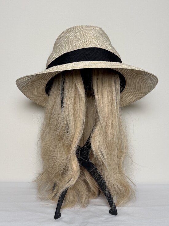 ERIC JAVITS Squishee Classic Fedora Hat Cream Black UPF50 main image 11